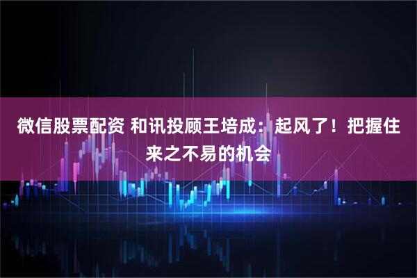 微信股票配资 和讯投顾王培成：起风了！把握住来之不易的机会